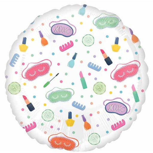 Spa Party Designs 18-Inch Round Foil Balloon