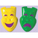 21" Plastic Comedy/ Tragedy Faces