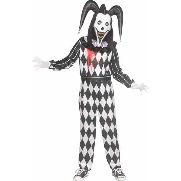 The Smiler Jester Child Costume, Size 12/14