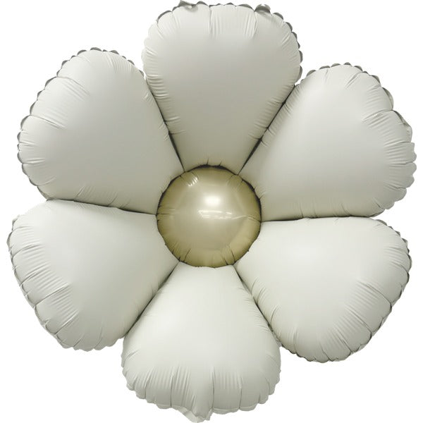 DecoChamp 34-Inch Flower Foil Balloon in Latte/Champagne