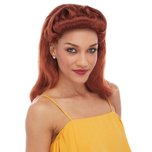 1940s Pin-Up Girl Wig in Auburn