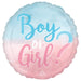 The Big Reveal 18-Inch Round Foil Balloon