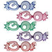 30 Glittered Foil Party Glasses, Box of 25