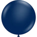 Mesmerizing 24" Metallic Midnight Blue Latex Balloons (25/Pk)