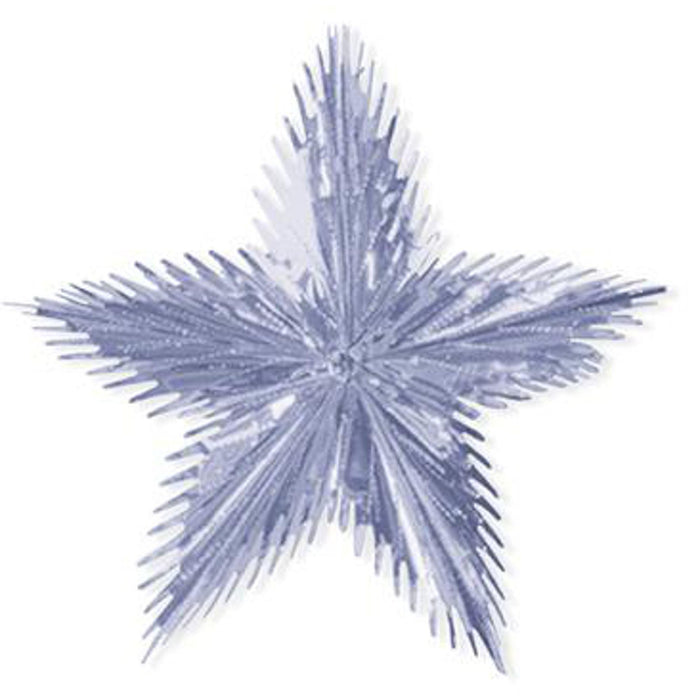 "24" Silver Leaf Starburst Decoration - 1/Pkg."