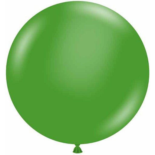 "24" Standard Green Balloons: 25/Bag By Tuftex"