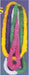 32-Inch Assorted Poly Flower Leis, 100-Count Bag