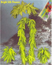 Tropical Fern Wrist Lei and Headband Set