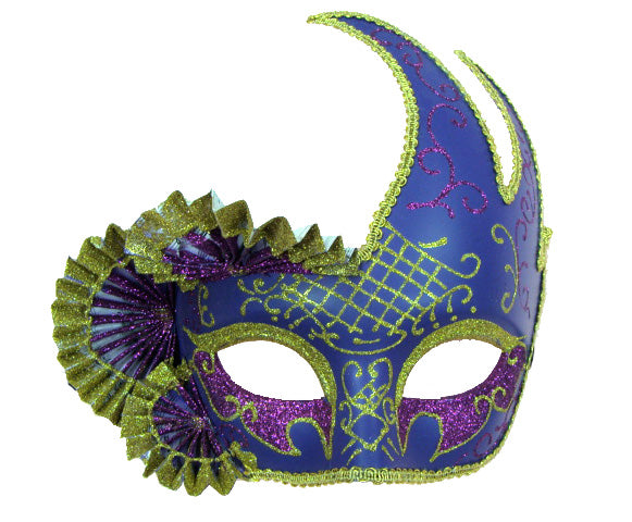 Classic Harlequin Mardi Gras Mask