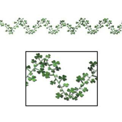 "25Ft Gleam N Flex Shamrock Garland"