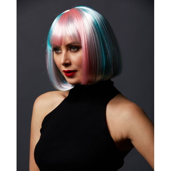 Cindy Blush Bob Costume Wig in Angel Breath