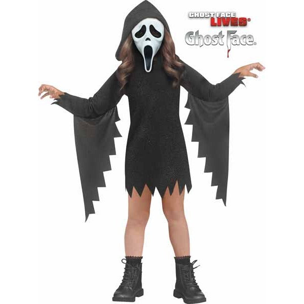 Glitter Ghost Face® Toddler Costume, XL 4/6