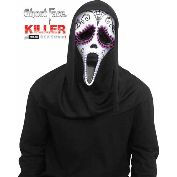 Ghost Face Day of the Dead Mask in White