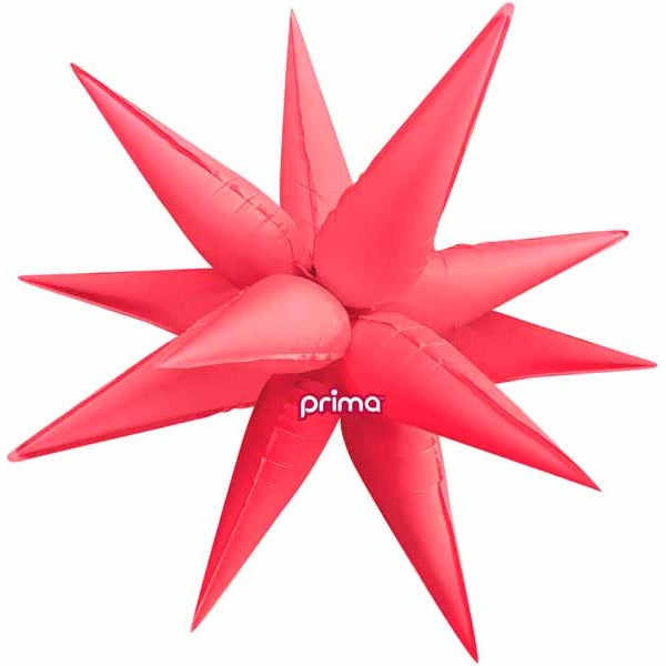Prima Electric Coral 40-Inch Starburst Foil Balloon