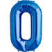 Blue Letter O Balloon, 34 Inch