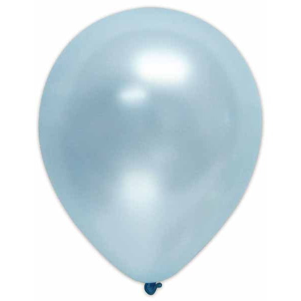 Trico 12-Inch Pearl Blue Latex Balloons, 100 Pack