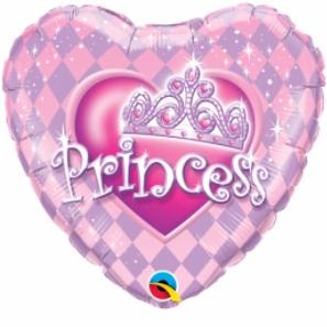 Princess Tiara 9-Inch Foil Balloon