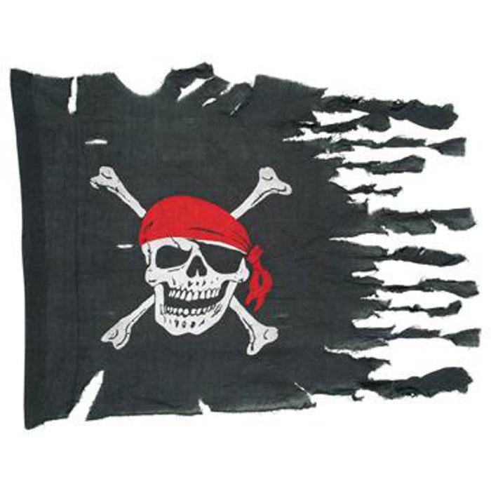 29"X40" Weathered Pirate Flag