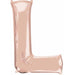 16 Inch Rose Gold Letter L Balloon