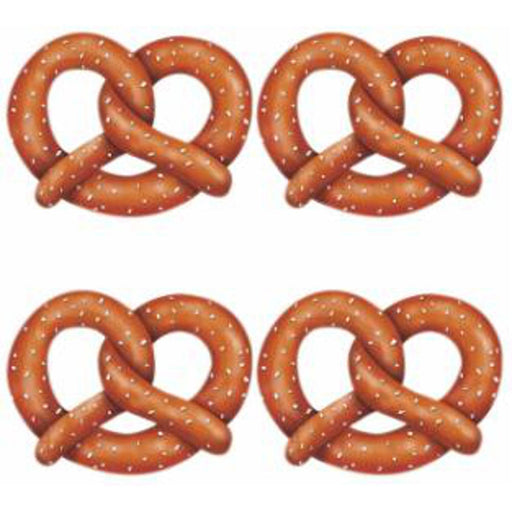 "2-Sided Pretzel Cut Outs - Pack Of 4"