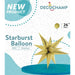 DecoChamp Gold Starburst Foil Balloon, 26 Inch
