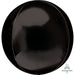 Jumbo Black Orbz Foil Balloon, 21 Inch