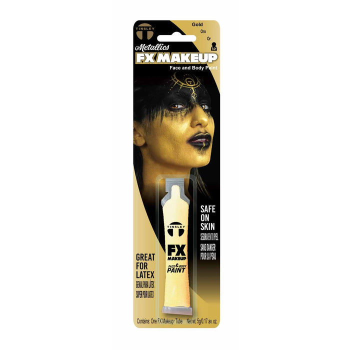 Tinsley Transfers Metallic Gold Face & Body Paint FX