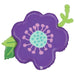 Purple Flower Foil Balloon, 39 Inch