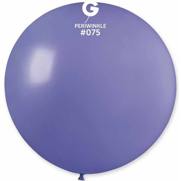 Gemar 31" Periwinkle #075 Latex Balloon, 1 Count