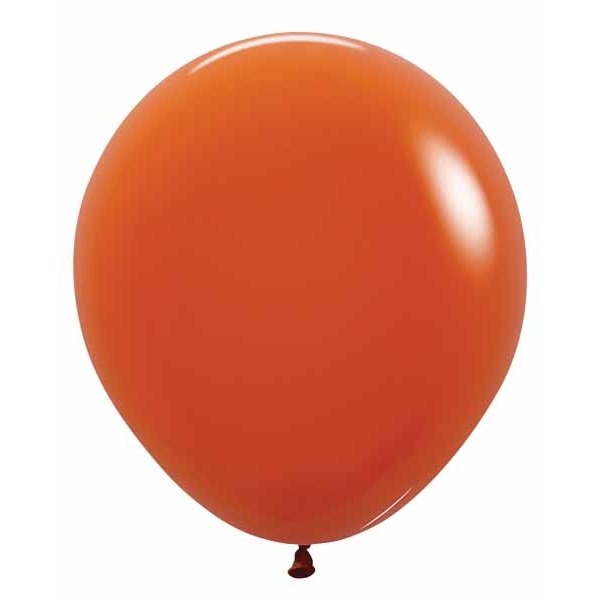 Sempertex Sunset Orange 18-Inch Latex Balloons, 25 Count
