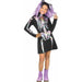 Holographic Skeleton Child Costume, Size 12/14