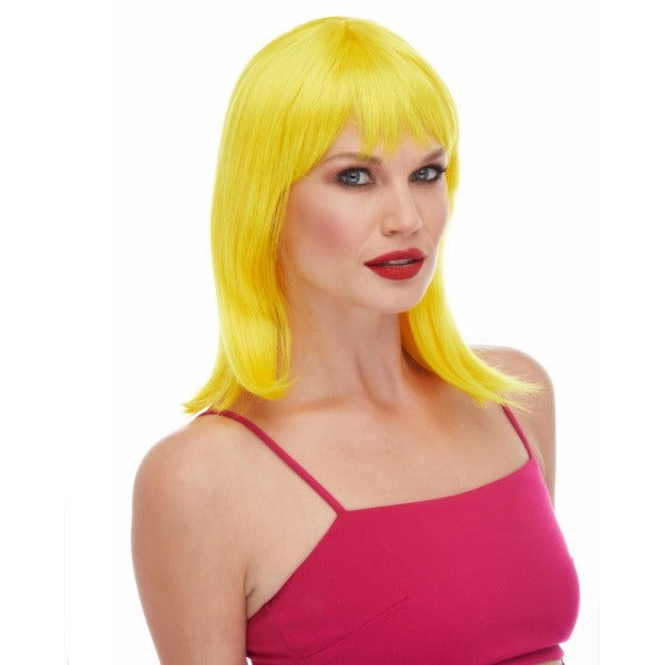Yellow Doll Costume Wig