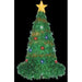 Christmas Tree Hat with Flashing LED Lights
