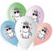 Gemar 13-Inch Unicorn Star Latex Balloons, 50 Count