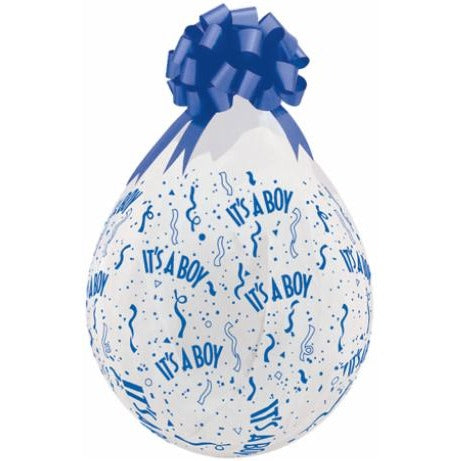 IT'S A BOY 18" DIAMOND CLEAR 25/BG