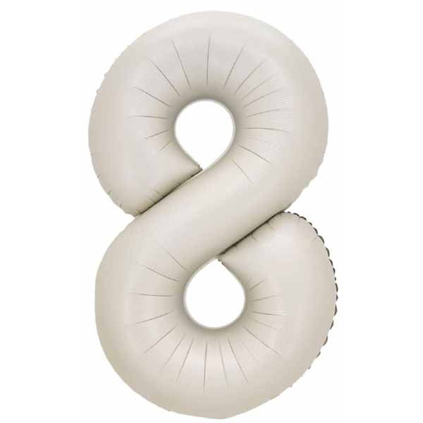 DecoChamp 34-Inch Latte Number 8 Balloon