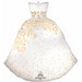 Let's Toast Dress 29-Inch Foil Balloon