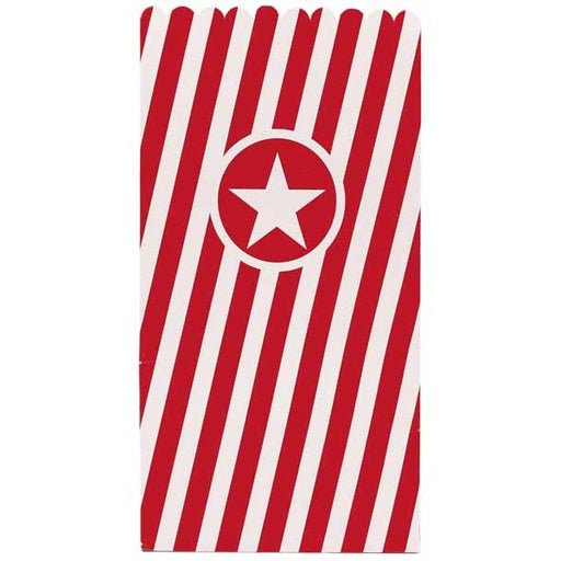 Red Popcorn Bags, 6 Pack