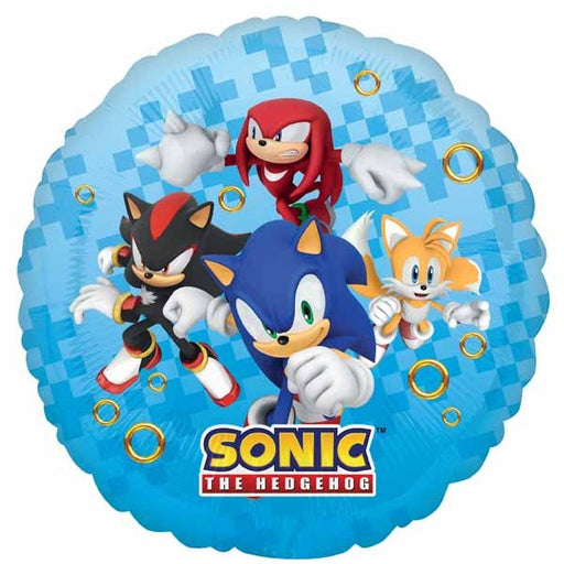Sonic the Hedgehog 18-Inch Round Foil Balloon