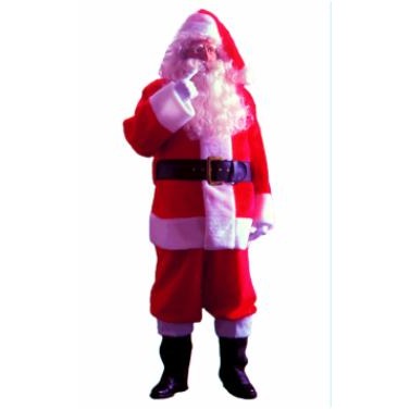 PLUSH SANTA SUIT LG (42-48) RENTAL GRADE