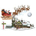 Santa's Sleigh & Workshop Christmas Props
