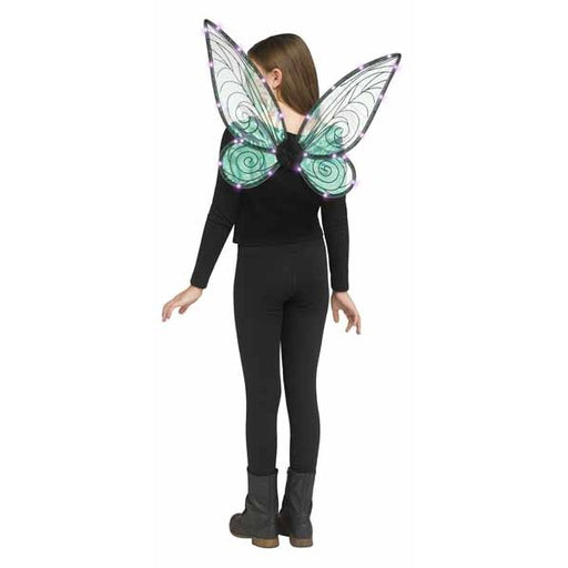 Children's Black Light-Up Costume Wings
