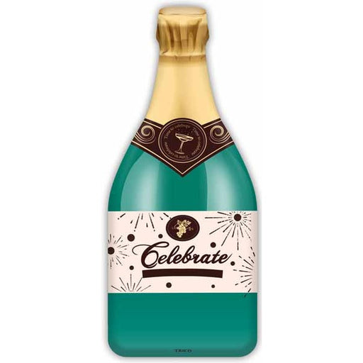 36-Inch Champagne Bottle Foil Balloon