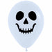 SKULL FACE 11" WHITE SEMPERTEX 50/BG