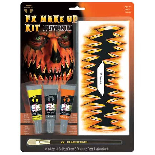 Tinsley Transfers Pumpkin Makeup & Tattoo Kit