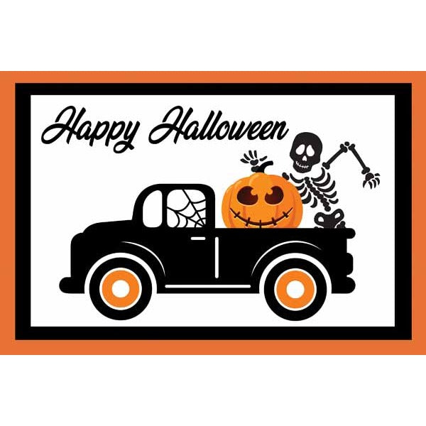 Happy Halloween Truck Door Mat