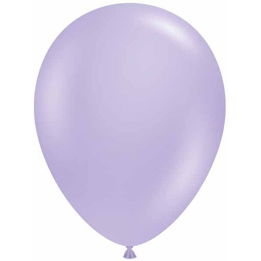 TUFTEX 17 Inch Blossom Lilac Latex Balloons, 50 Count