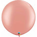 30 Inch Rose Gold Latex Balloons - Pack Of 2