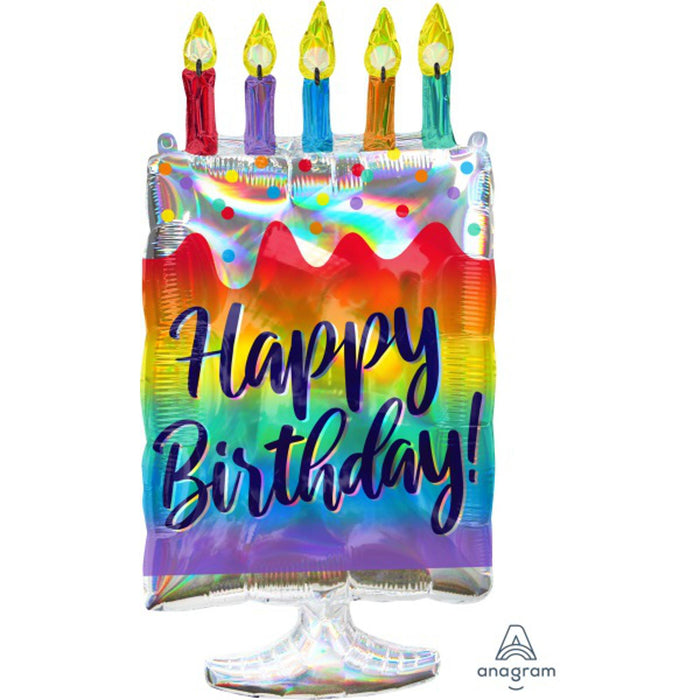 30" Iridescent Number Cake Kit - P40 Package Included