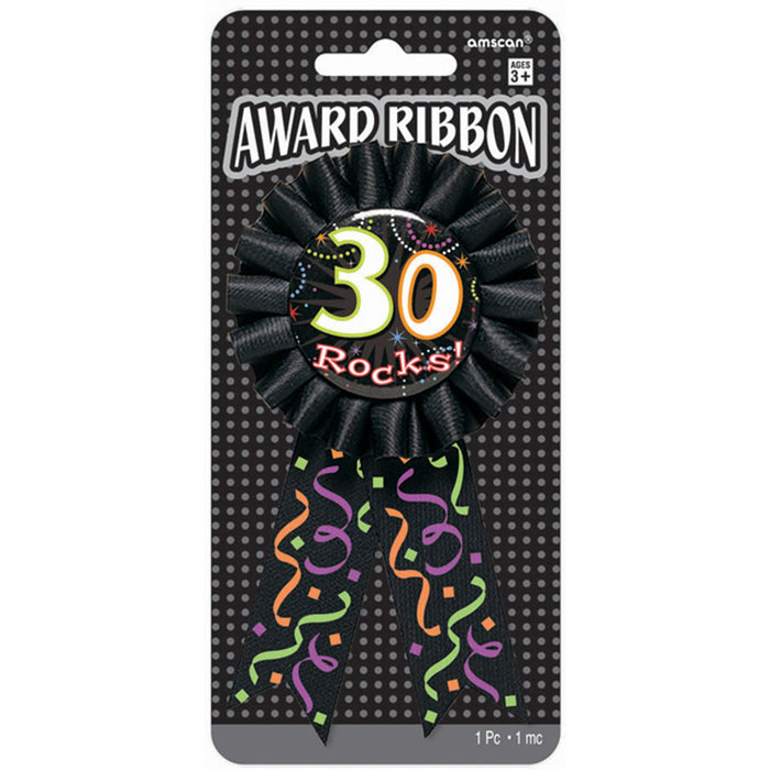 '30 Rocks' Rosette Ribbon Set (6Cs)